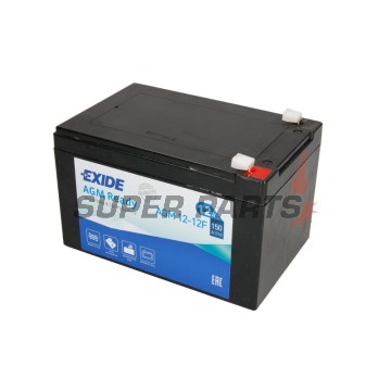 Μπαταρία -EXIDE- AGM12-12F, 12Ah 12V