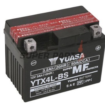 Μπαταρία -YUASA- YTX4L-BS, 3Ah 12V