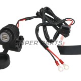 Αντάπτορας USB -OXFORD- με βάση τιμονιού 22mm - γενικής χρήσης