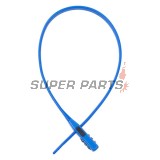 Κλειδαριά κράνους -OXFORD- Combi Zip Lock 470mm, μπλε