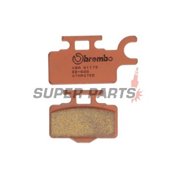 Τακάκια φρένων -BREMBO- 07KA27SD, Kawasaki KX 65 (2000-2024), Suzuki RM 65 (2003-2005)