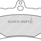 Τακάκια φρένων -FERODO- FDB498P, Honda CBR125R, XL125V Varadero, XLR125 (1993-2013)