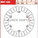 Δίσκος φρένου -TRW- MST428, 316mm, Honda ST 1300 Pan European/ABS (2002-2013)