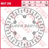 Δίσκος φρένου -TRW- MST248, 267mm, Yamaha Bolt 942/Bulldog 1100/FZ750/FZR1000/Fazer 1000/MT-01/TDM900/XJ600-900/XJR1200-1300/Tmax 500/XV Virago & XV950 (1983-2016)