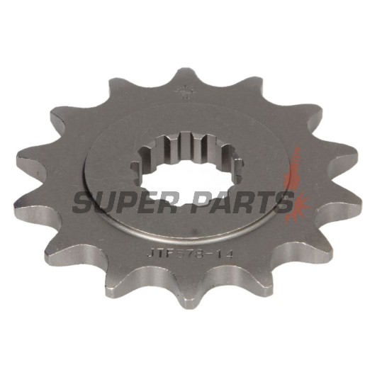 Μπροστινό γρανάζι -JT- JTF578,14, 14 δόντια, Yamaha FZR 400 1988, 1990-1995, XTZ 750 1990-1998