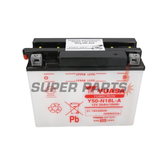 Μπαταρία -YUASA- Y50-N18L-A, 21Ah 12V