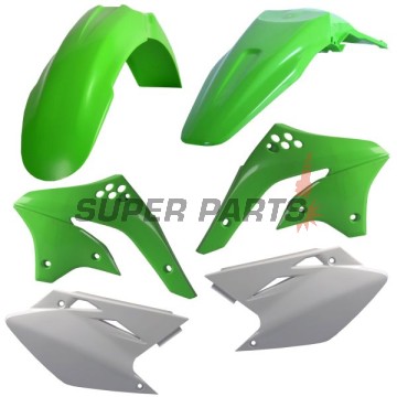 Σετ πλαστικών -POLISPORT- KAWASAKI KX 450 2006-2008