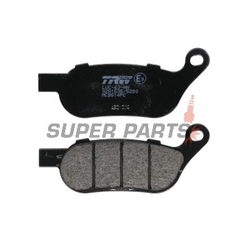 Τακάκια φρένων -TRW- MCB814PC, sintered, Harley Davidson FLSTF Fat Boy, FLSTN Softail Deluxe, FXCW Softail Rocker, FXCWC Softail Rocker C, FXDC Dyna Super Glide Custom, FXDF Fat Bob, FXDL Dyna Low Rider, FXDWG Dyna Wide Glide, FXST Softail Standard, FXSTC