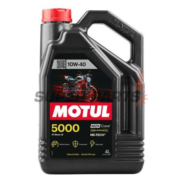 Λάδι κινητήρα -MOTUL- 5000, 10W40, ημισυνθετικό, 4L