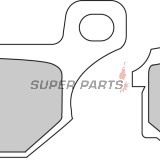 Τακάκια φρένων -FERODO- FDB384P, Alfer 250/Aprilia Tuareg 350-600/Buell 1200/Gas Gas 80-125/Husaberg 350-600/Husqvarna 125-510/Kawasaki 125-650/KTM 125-600/Kymco 50-125/SYM 125/Suzuki 50-125/Yamaha 125 (1978-2009)