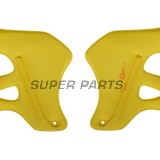 Μπροστινά πλαϊνά πλαστικά -POLISPORT- κίτρινα, SUZUKI RM 125/250 1996-1998