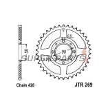 Πίσω γρανάζι -JT- JTR269,34, 34 δόντια, ατσάλινο, Daelim VL 125 2000-2007, VS 125 1997-2003, VT 125 1998-2002, Honda CB 100 1976-1986, CB 125 1973-1989, CBZ 125 2001, CG 125 1977-1983, 1985-2005, CM 125 1982-1997, EZ 90 1990-1996