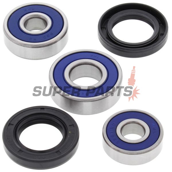 Σετ ρουλεμάν τροχού -4 RIDE- πίσω, Kawasaki KDX 80 1980-1983, Kawasaki KE 100 1976-1979/1992-1999/2001