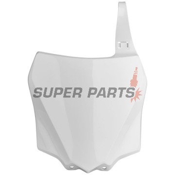 Μάσκα/πινακίδα αριθμού motocross -POLISPORT- λευκή, KAWASAKI KX 85/100 2014-2021