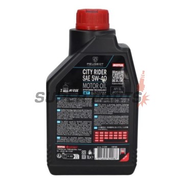 Λάδι κινητήρα -MOTUL- Peugeot City Rider, 5W40, 1L