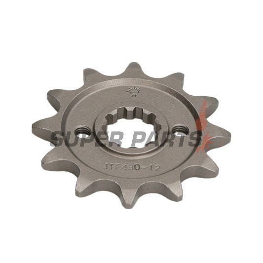 Μπροστινό γρανάζι -JT- JTF430,12, 12 δόντια, Kawasaki KX 250 2004-2005, Suzuki RM-Z 250 2004-2006