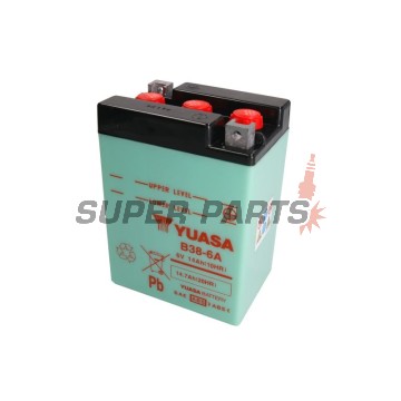 Μπαταρία -YUASA- B38-6A, 14Ah 6V