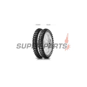 Πίσω ελαστικό off-road -PIRELLI MOTOR- 90/100-14, SCORPION MX, μεσαίο μαλακό 32 MINI