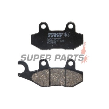 Τακάκια φρένων -TRW- MCB582, ATK 250/260/406, CAN-AM Commander/Maverick 800/1000, Kawasaki Brute Force/KLX/KVF/Teryx, Suzuki DR/RM/LT-R, Yamaha TT/WR/XTZ/YFM/YFZ/YXR/YZ (1989-2020)