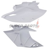 Πίσω πλαϊνά πλαστικά -POLISPORT- λευκά, YAMAHA WR 450 2012-2015