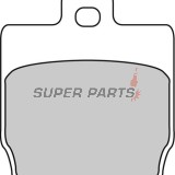 Τακάκια φρένων -FERODO- FDB2062EF, Aprilia Mana/Scarabeo, Honda Rebel/Bali, MBK Stunt, Yamaha Slider/Aerox (1997-2016)