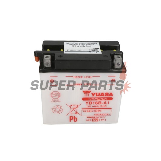 Μπαταρία -YUASA- YB16B-A1, 17Ah 12V