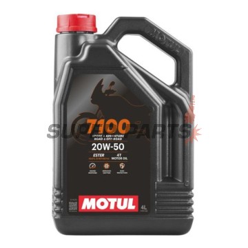Λάδι κινητήρα -MOTUL- 7100, 20W50, πλήρως συνθετικό + εστέρας, 4L