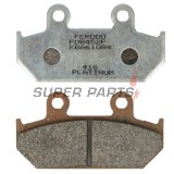 Τακάκια φρένων -FERODO- FDB452P, Honda CBR1000F (1987-1988), NX650 Dominator (1993-1994), RS125R (1988), VFR700F/Interceptor (1986-1987), VTZ250 (1988), XL400V Transalp (1992)