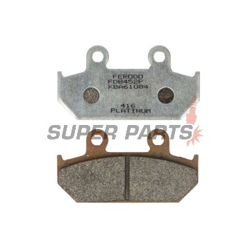 Τακάκια φρένων -FERODO- FDB452P, Honda CBR1000F (1987-1988), NX650 Dominator (1993-1994), RS125R (1988), VFR700F/Interceptor (1986-1987), VTZ250 (1988), XL400V Transalp (1992)
