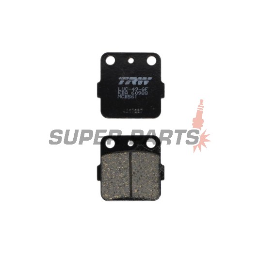 Τακάκια φρένων -TRW- MCB561, Honda CR/CRF/TRX 80-420 1992-2020; Kawasaki KFX/KX 65-450 1987-2020; Suzuki LT/RM 65-500 1987-2008; Yamaha Grizzly/Raptor/YFZ/YZ 80-660 1989-2020