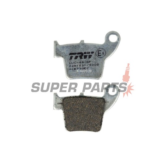 Τακάκια φρένων -TRW- MCB730EC, Honda CR/CRF/CRE (2000-2014), Aprilia MXV 450 (2008), Honda CRM 450 (2008)