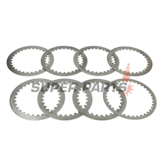 Σετ ατσάλινων δίσκων συμπλέκτη -TRW- MES389-8, Suzuki DL1000 V-Strom (2014-2020), VL1500 Intruder (2009-2016); Triumph Tiger 1200 Explorer/XR ABS (2015-2020)