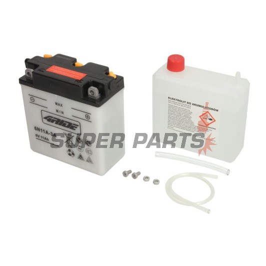 Μπαταρία -4 RIDE- 6N11A-3A 4RIDE, 11Ah 6V