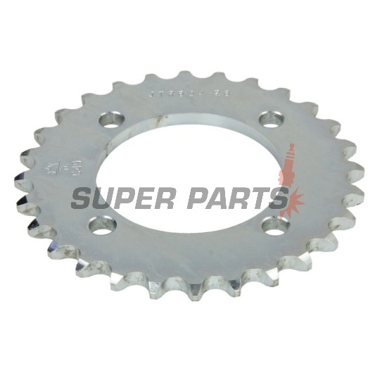 Πίσω γρανάζι -JT- JTR834,28, 28 δόντια, ατσάλινο, Yamaha BW 80 1986-1988, 1990, PW 80 1983-2010, RD 50/80 1982-1984, RT 100 1990-2000, TT-R 110 2008-2020, TT-R 50 2006-2020, TT-R 90 2000-2008, YB 100 1980-1994