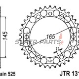 Πίσω γρανάζι -JT- JTR1311,45, 45 δόντια, ατσάλινο, Honda NT 650 1990-1991, NTV 400 1988, NTV 650 1988-1990