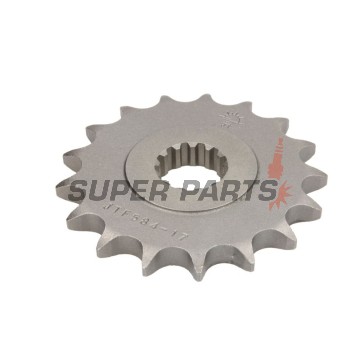Μπροστινό γρανάζι -JT- JTF584,17, 17 δόντια, Yamaha FZR 1000 1989-1995, FZR 750 1989-1992, GTS 1000 1993-2000, YZF 1000 1996-2002, YZF-R6 600 1999-2010