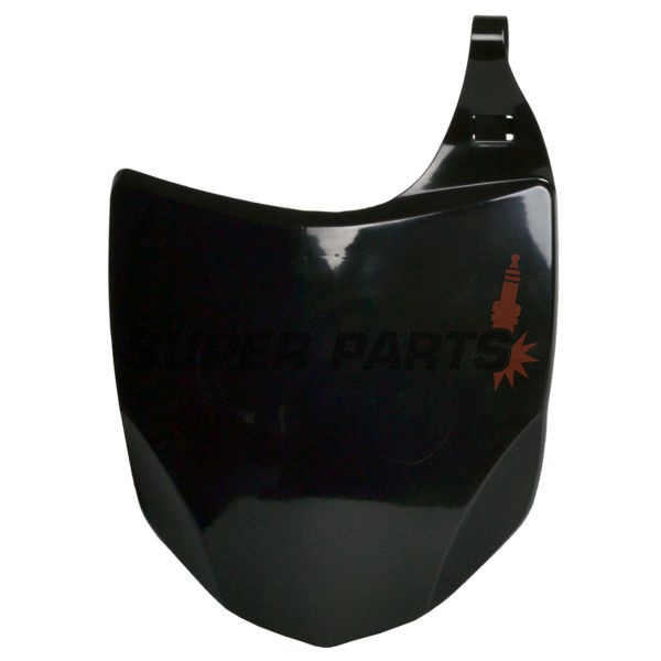Μάσκα/πινακίδα αριθμού motocross -POLISPORT- μαύρη, KAWASAKI KX 250 2009-2012