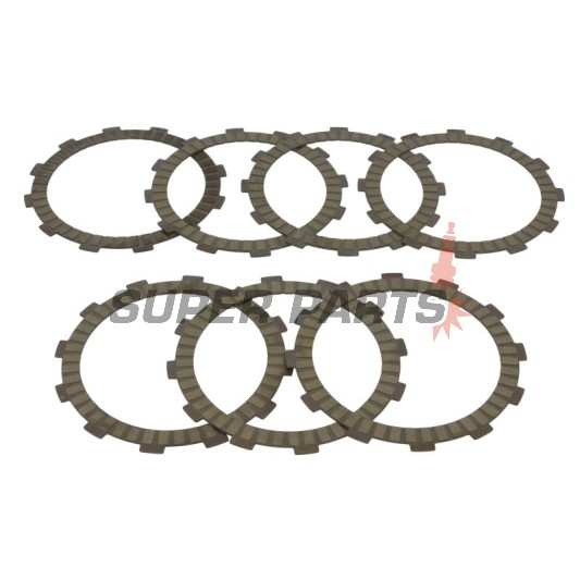 Σετ δίσκων συμπλέκτη -TRW- MCC508-7, Beta Rev 270 2T & RR 250/450/525 Enduro (2005-2009), Husqvarna FC250/350 (2016-2019), KTM EXC/Freeride/SMR/SX/SX-F/SXS/XC/XC-F/XC-W 250-560 (2000-2020)