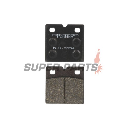 Τακάκια φρένων -FERODO- FDB108CPRO, Aprilia AF1, Benelli 350/500/650/SEI, BMW K/R/K1, Ducati Monster/SS/Paso, Laverda, Moto Guzzi California/Le Mans, MZ ETZ/Saxon/Silver Star 1974-2007