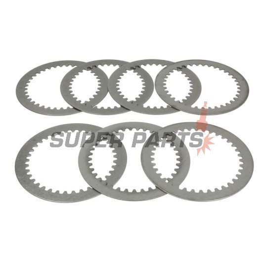 Σετ ατσάλινων δίσκων συμπλέκτη -TRW- MES397-7, Kawasaki KFX 450R (KSF) + KX 450F (2005-2022)