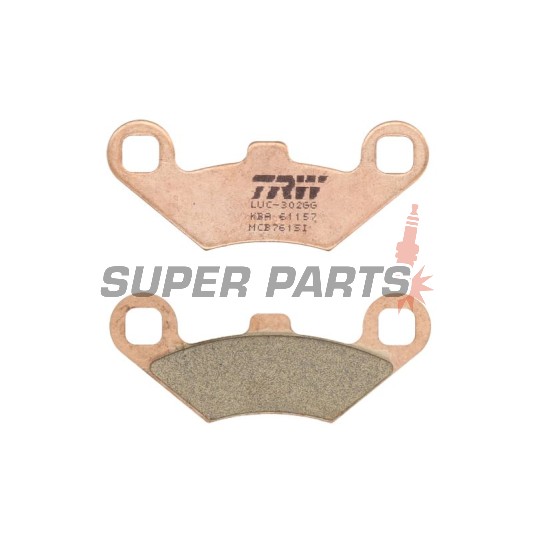 Τακάκια φρένων -TRW- MCB761SI, Polaris ATP, Hawkeye, Magnum, Predator, Scrambler, Sportsman, Trail Blazer/Boss, Xpedition, Xplorer 250-800 (1990-2015)