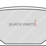 Τακάκια φρένων -FERODO- FDB2195SG, Honda TRX FourTrax Foreman/Rincon/700XX (2005-2011)