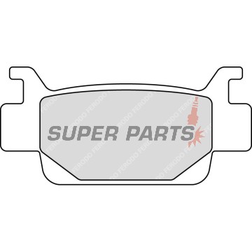 Τακάκια φρένων -FERODO- FDB2195SG, Honda TRX FourTrax Foreman/Rincon/700XX (2005-2011)