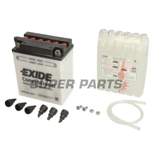 Μπαταρία -EXIDE- 12N12A-4A-1, 12Ah 12V