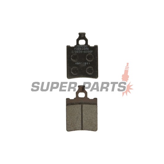 Τακάκια φρένων -FERODO- FDB624AG, Aprilia AF1/RS/Tuono 50, Climber 240, Cagiva Aletta/Elefant/W8 50-200, Derbi GPR 50-75, Fantic 50-125, Garelli GTA 125, KTM SX 60-65, Laverda/HRD/Malanca 125