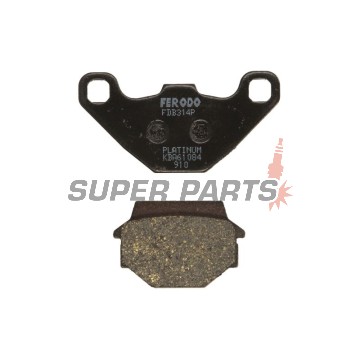 Τακάκια φρένων -FERODO- FDB314P, Aprilia Tuareg 600, Buell M2/S1/S3 1200, Gas Gas Enducross 125, Husqvarna CR/TE/WR 125-510, Kawasaki GPZ/KL Tengai/KLE/KLR/KX/ZR 250-650, Kymco CK1 125, Suzuki GT 80 1981-2015