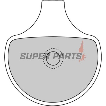 Τακάκια φρένων -FERODO- FDB352P, Harley-Davidson Touring (Road King, Electra Glide, Tour Glide, Road Glide), Softail (Fat Boy, Heritage, Springer, Night Train), Dyna (Super Glide, Low Rider, Wide Glide), Sportster XL/XLH 883/1200 (1984-2008)