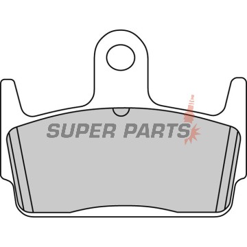 Τακάκια φρένων -FERODO- FDB2101AG, Honda X8R/SZX/XL 50 1977-2002; Kymco Heroism 150 1995-2000; SYM Jet Sport-X 50 2006-2010