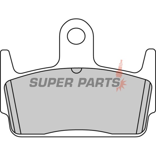 Τακάκια φρένων -FERODO- FDB2101AG, Honda X8R/SZX/XL 50 1977-2002; Kymco Heroism 150 1995-2000; SYM Jet Sport-X 50 2006-2010