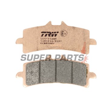 Τακάκια φρένων -TRW- MCB858SV, Aprilia RSV4 1000, BMW S1000RR HP4, Ducati Panigale 1199/1299, Kawasaki H2 & ZX-10R, KTM RC8 1190 & Super Duke 1290, MV Agusta F4/F3, Suzuki Hayabusa & GSX-R 1000, Triumph Daytona 675 & Speed Triple 1050